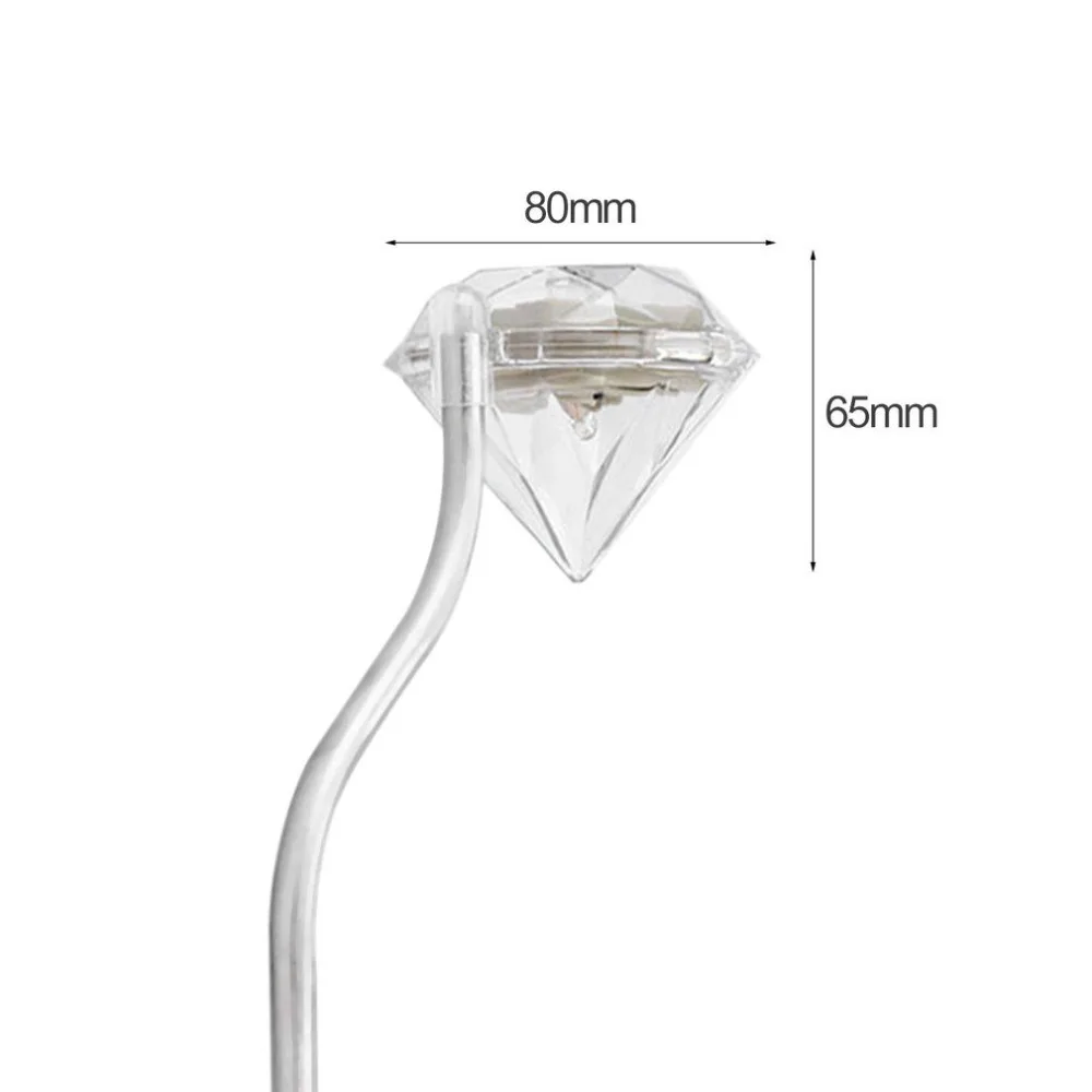 4 шт./компл. Алмазная форма светодиодный светильник на солнечных батареях уличные газонные фонари для пешеходного пути садовая вилла украшения