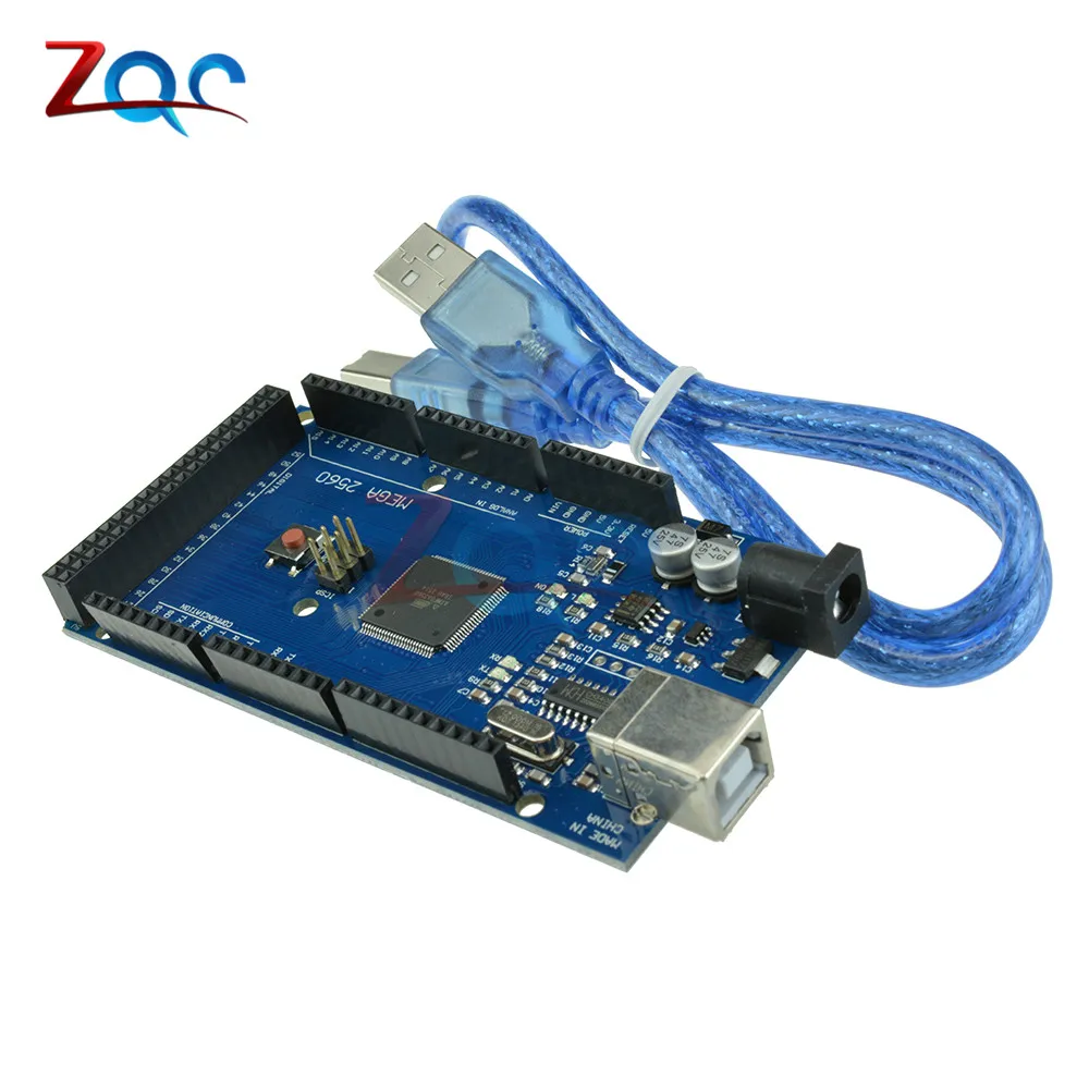 Мега 2560 R3 доска 2012 Offcial версия с ATMega 2560 ATMega16U2 чип для Arduino ИС формирователя