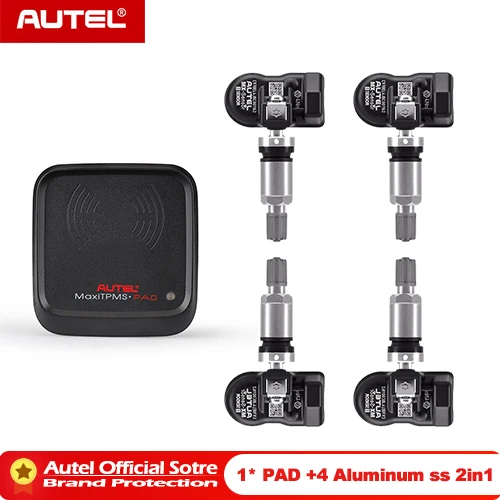 Autel MX-sensor 2 в 1 433 МГц 315 МГц TPMS MX sensor для autel MaxiTPMS Pad диагностический инструмент контроль давления в шинах - Цвет: 4 2IN1 SS X PAD A