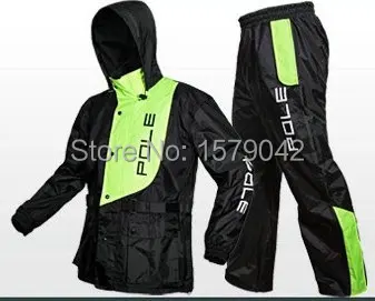 

The leisure sports motorcycle riding raincoat rain pants split set of men and women