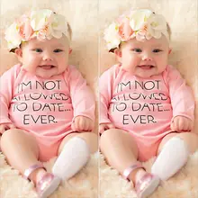Г. Новая одежда для маленьких девочек милый розовый Боди для малышей от 3 до 18 месяцев, детский коcтюм с длинными рукавами из хлопка