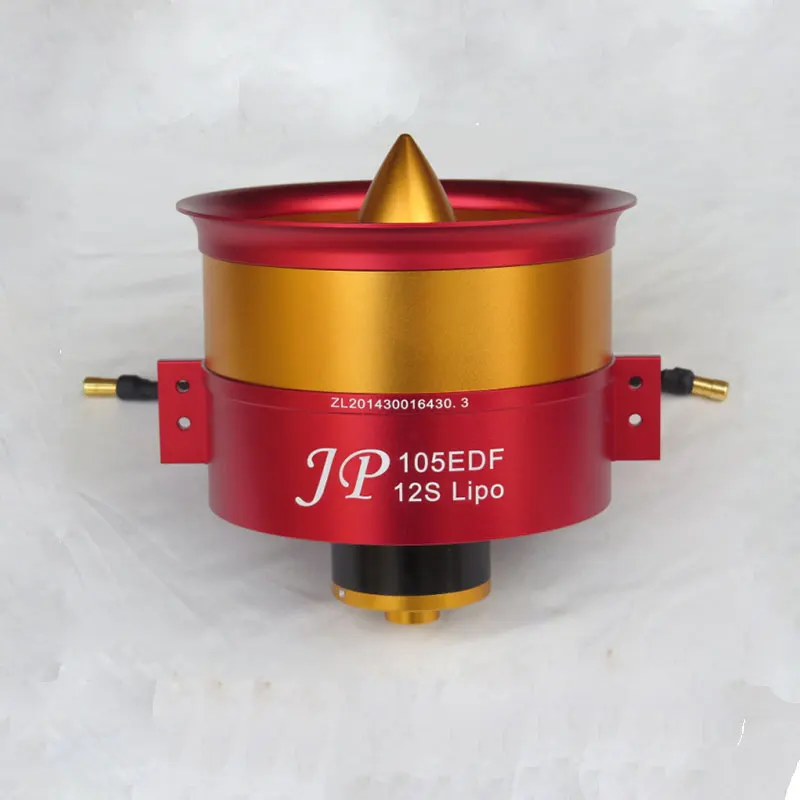 Горячая распродажа Metal JP 105mm Ducted Fan EDF 12 Blade 12s Lipo Motor Electric для модели самолета