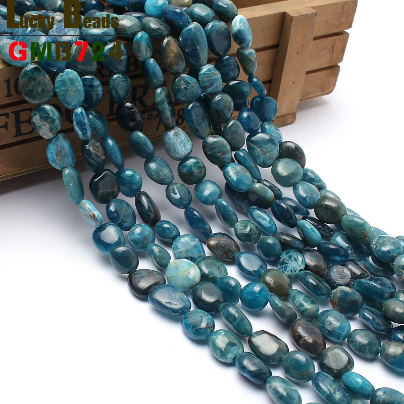 Бусины Из Натурального голубого камня 8 10 мм|apatite beads|beads for jewelry makingbeads diy |
