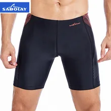 SABOLAY мужские черные шорты для плавания, дышащие эластичные боксеры для серфинга, плавания, дайвинга, купальный костюм, пляжные шорты, мужские шорты