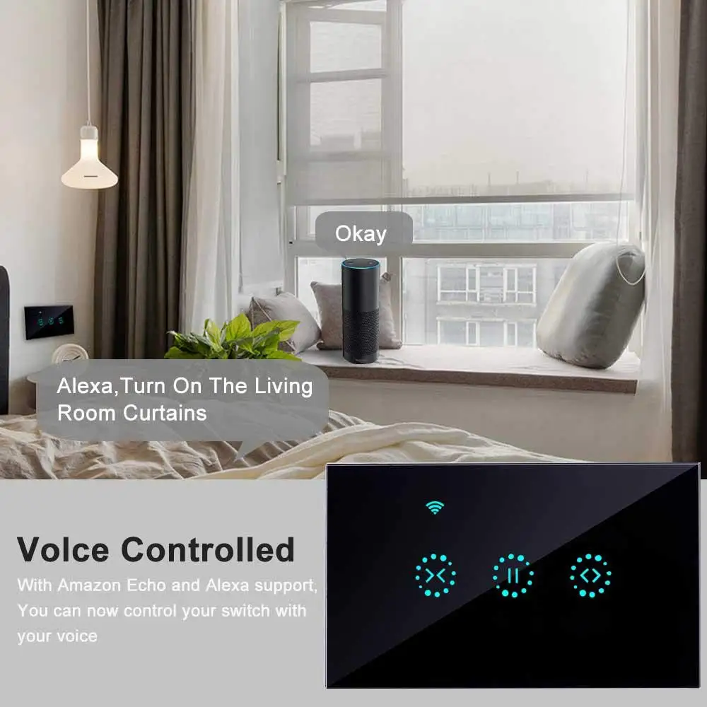 google home roller shutters