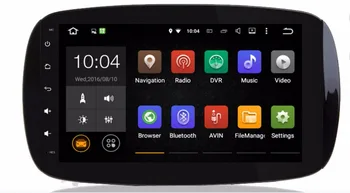 

4G LTE 9''Car Android 8.0 Stereo Car DVD GPS Player For Mercedes Benz SMART 2015 2016 Radio BT 4G/Wifi Map 1024*600 4G RAM DAB