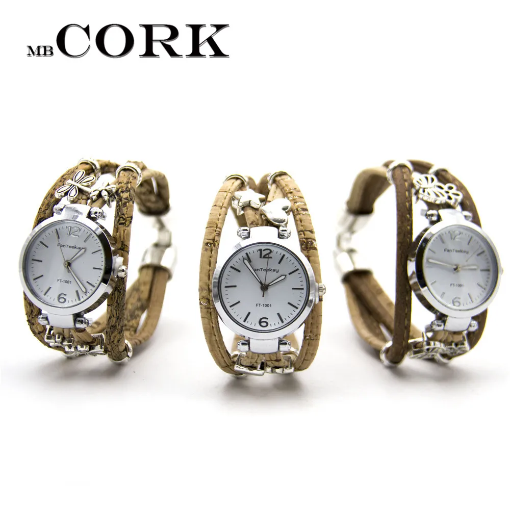 Prix Liège naturel à la main avec petit coeur papillon dames montre bracelet montre WA 94