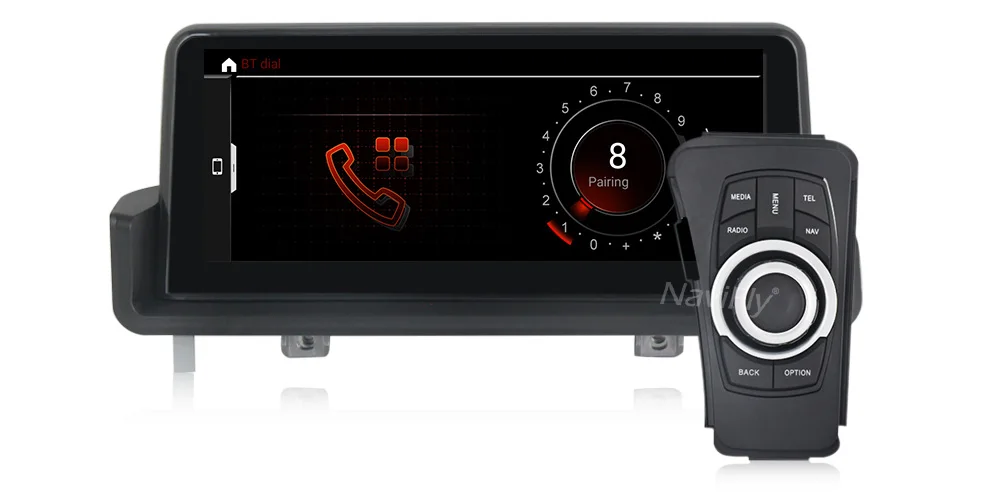 Best NaviFly 4GB+64GB 8 core Android 9.0 GPS Navigation Car multimedia player for BMW 3 series E90 E91 E92 E93 10.25 inch IPS screen 15