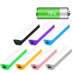 Портативный 1x18650 Внешний аккумулятор чехол Зарядное устройство USB power Bank чехол DIY коробка