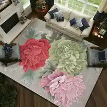 Европейские и американские ковры, шерстяные, изготовленные на заказ, утолщенные ковры для прихожей, спальни, гостиной, прикроватные, шерстяные ковры