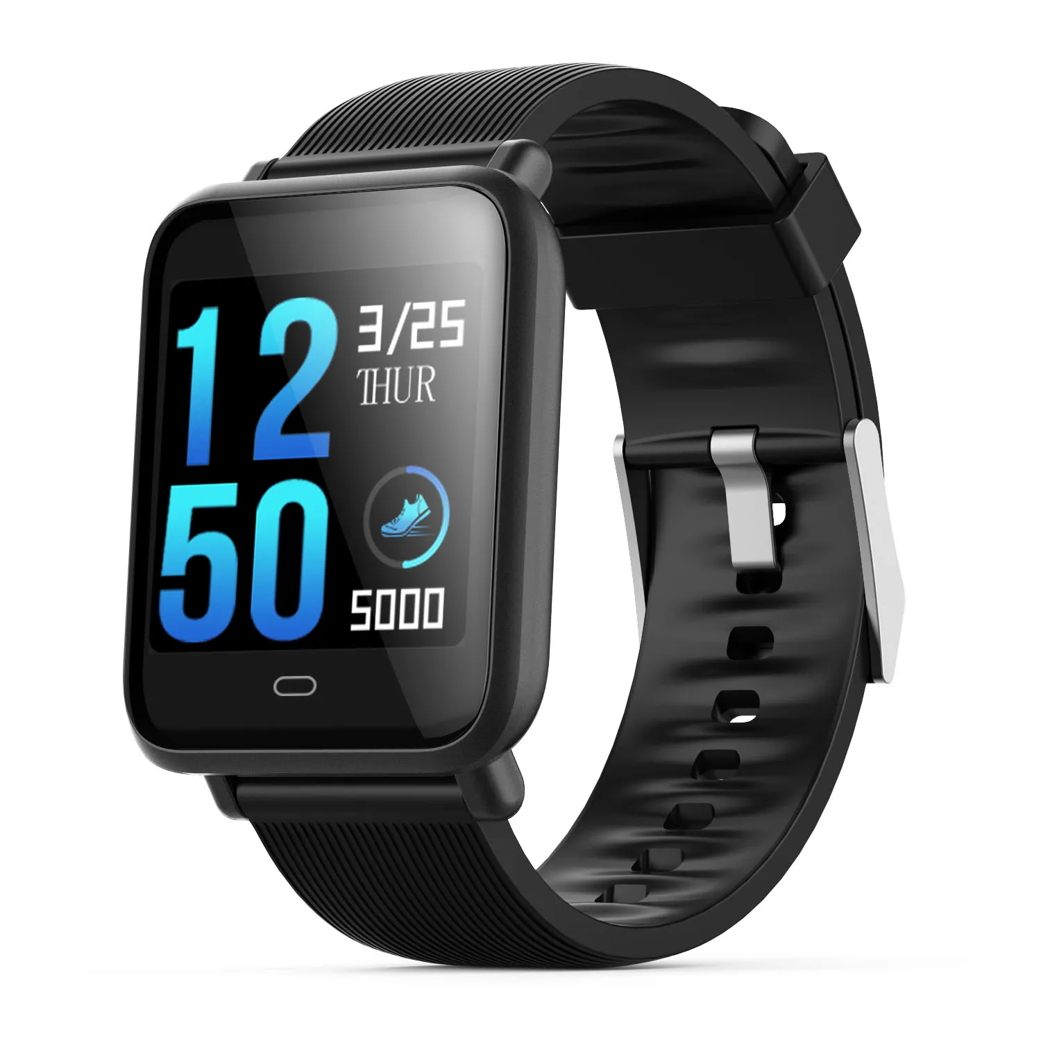 

Q9 smartwatch with heart rate monitor blood pressure clock smart watch support Facebook WhatsApp for men women