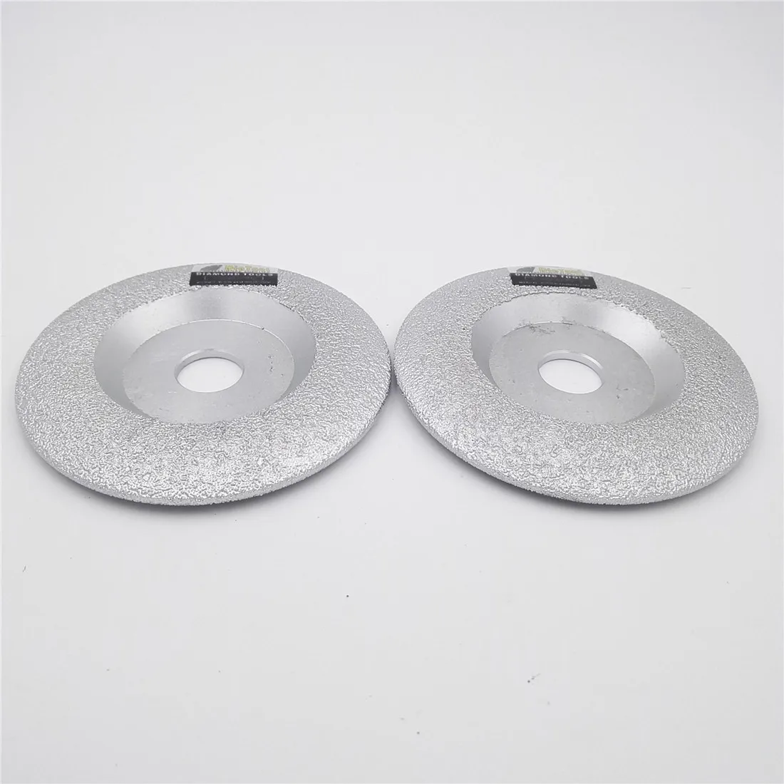 DIATOOL 2pcs Diameter 125mm Vacuum Brazed Diamond Grinding Disc Convex Grinding Cup Wheel all Stone and Construction Material
