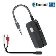 Bluetooth 4,2 приемник портативный беспроводной HiFI аудио адаптер с 3,5 мм RCA Jack для дома стерео музыка потокового или автомобильного динамика