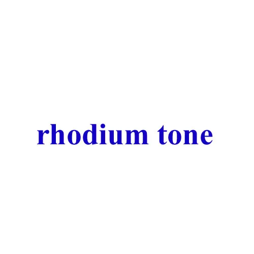 rhodium tone