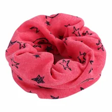 Детский шарф, шарфы, теплые петли, шейный платок, смайлик, звезды для зимы, Лучшая распродажа-WT