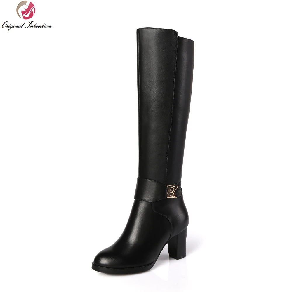 Genou 6171 Taille À Rond Chaussures Carrés De Bottes Us Femme Haute ZiuOkXP