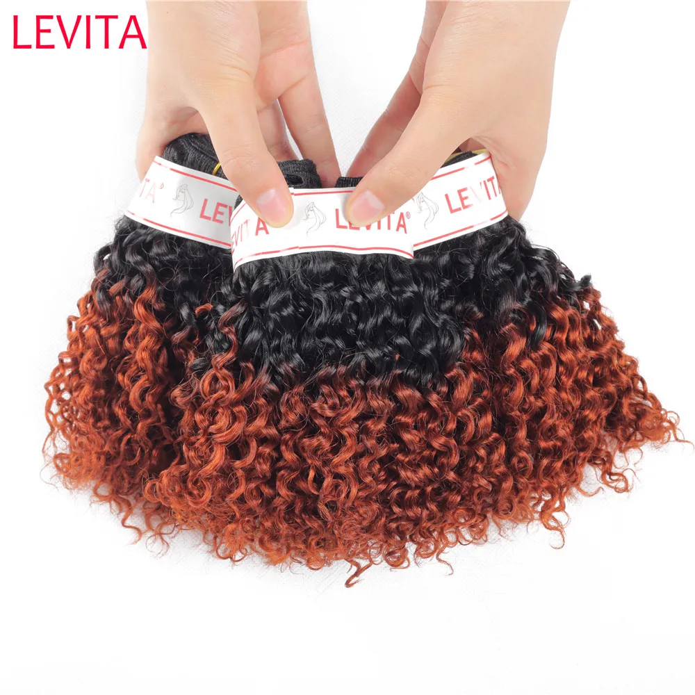 

T1B/350 Brazilian Curly Weave Hair 99J Burgundy Brazilian Hair Remy Short Curly Hair Bundles Double Drawn 100g/lot 2 make a wig