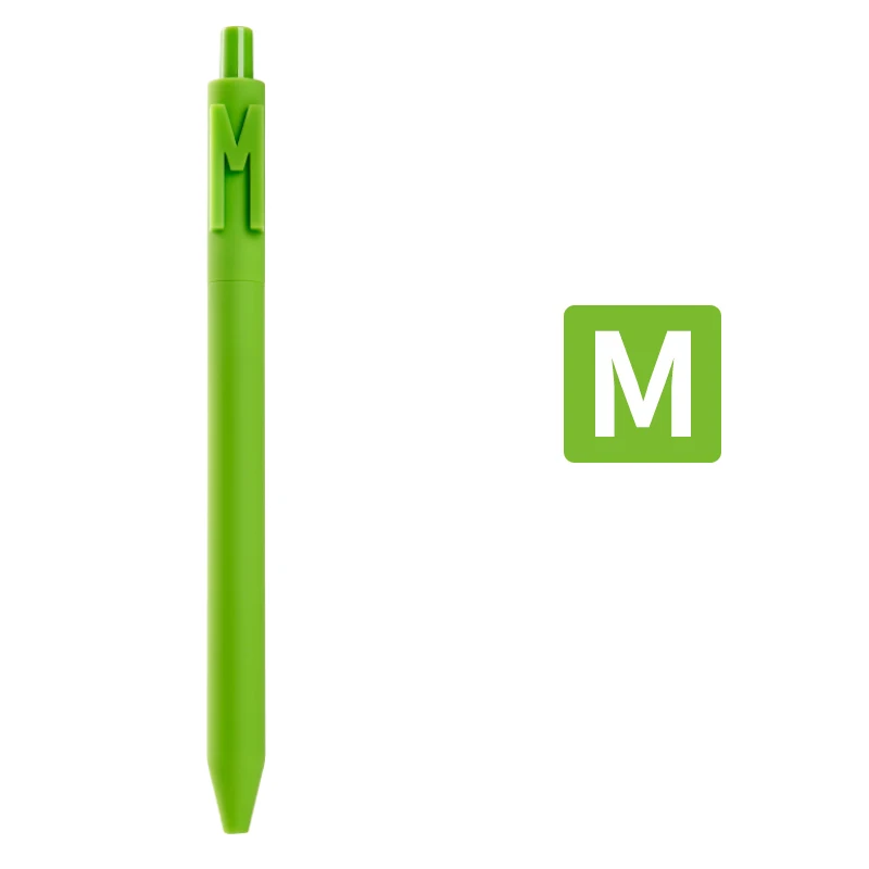 Kaco гелевая ручка для творчества Алфавит A-Z номер 0-9 черные чернила 0,5 мм тонкая точка дети студент ручки для письма школьные офисные принадлежности - Цвет: M
