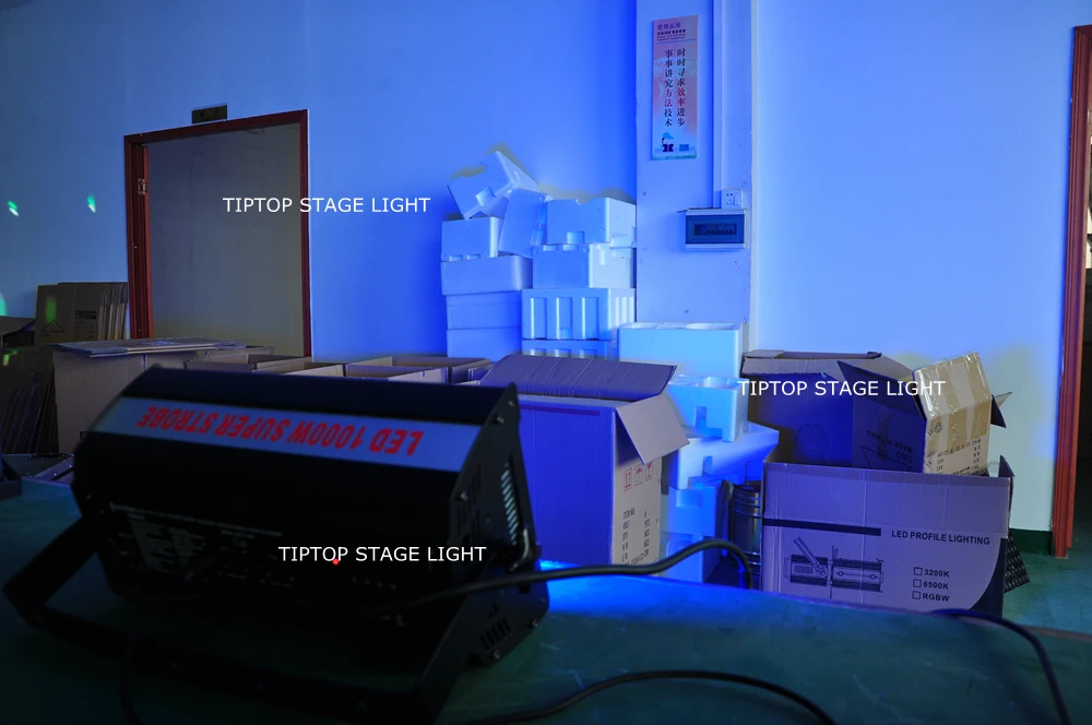 Gigertop 1000 Вт Cree светодиодный стробоскопический светильник для dj disco вечерние светильник для сцены клубный светильник RGB эффект мигания