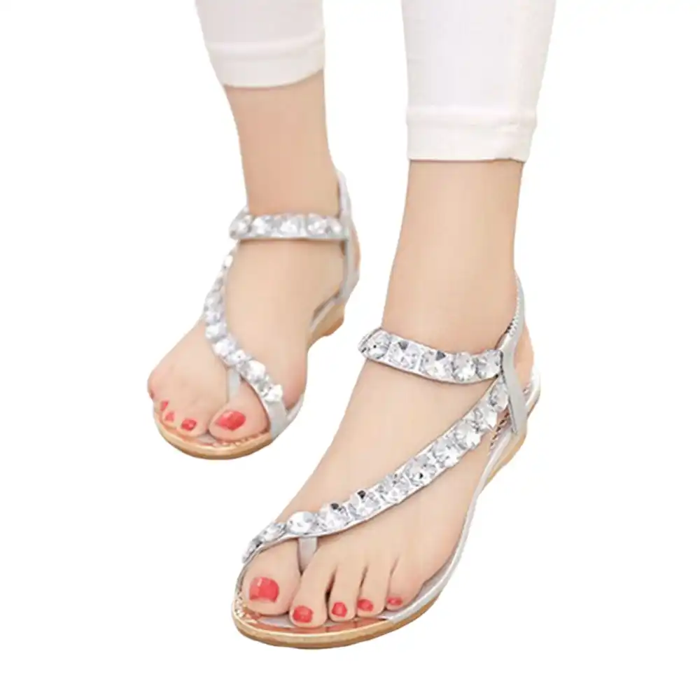 bolero rhinestone sandals