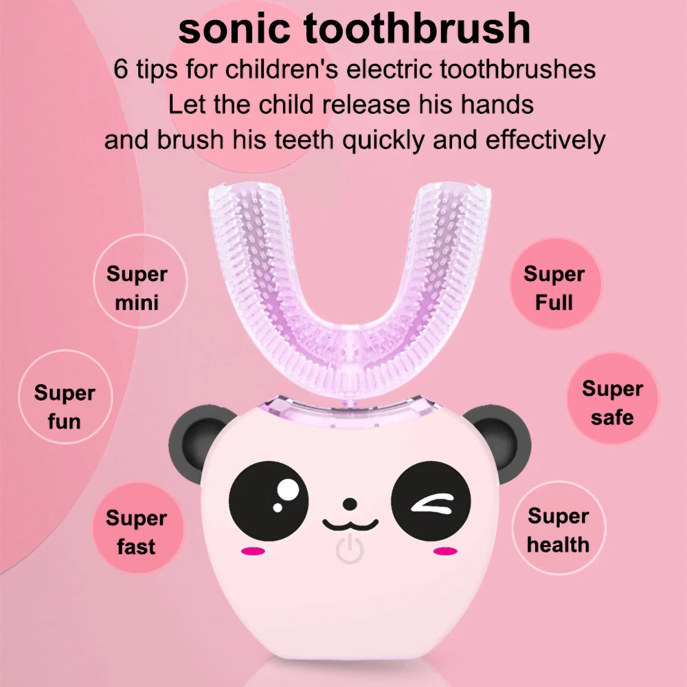 360 ° Automatic Sonic Electric Toothbrush Waterproof Intelligent U Type Automatic Toothbrush Whitening Electric Tooth brush 360 ° Automatic Sonic Electric Toothbrush Waterproof Intelligent U Type Automatic Toothbrush Whitening Electric Tooth brush