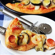 Режущий режущее лезвие Ножи для выпечки, пиццы с ручкой из нержавеющей стали для пиццы инструменты A038