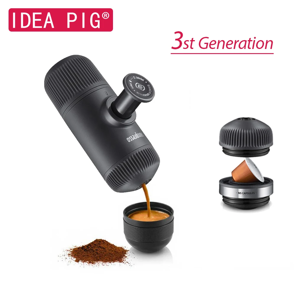 

3nd Generation 80ml Manual Coffee Machine Mini Espresso Manually Handheld Pressure Espresso Coffee Machine Pressing Cup