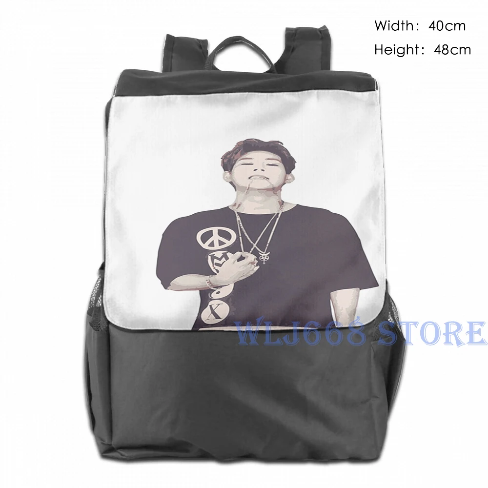 Сумка через плечо с забавным графическим принтом женский рюкзак Monsta X Jooheon на одно