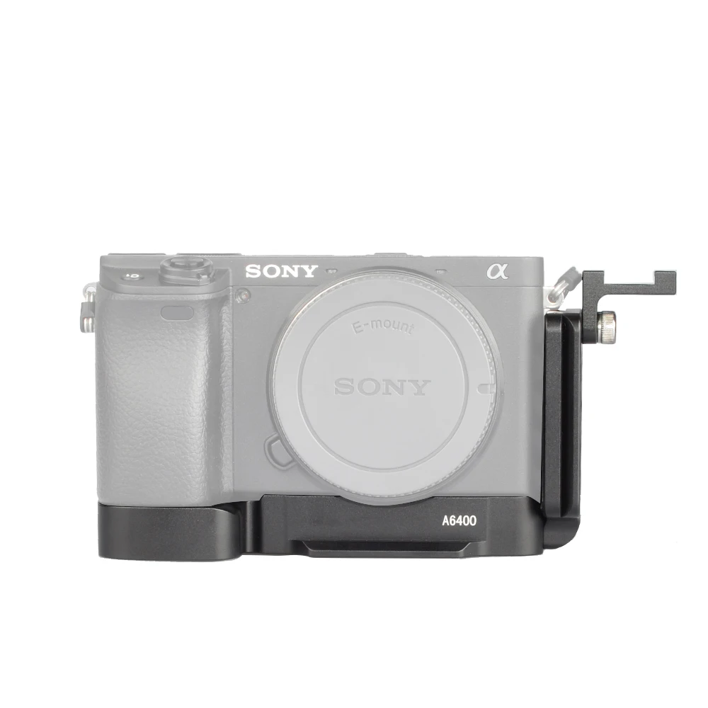 

Quick Release a6400 L Plate light Weight Veritical L-Bracket Base for Sony A6400 Vlog Camera With Arca Style Cold Shoe QR Plate