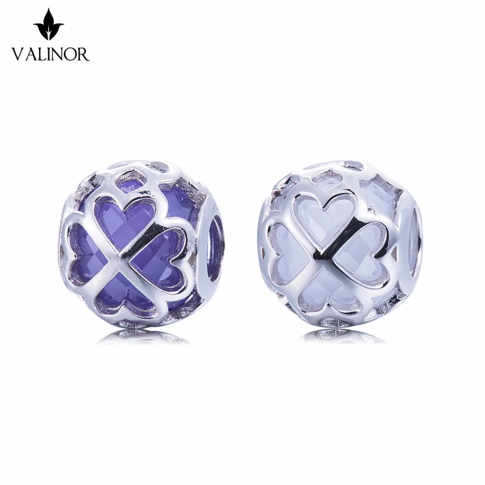 

Video! Clover 925 Sterling Silver beads charms fit Bracelets Never change color DDBJ018