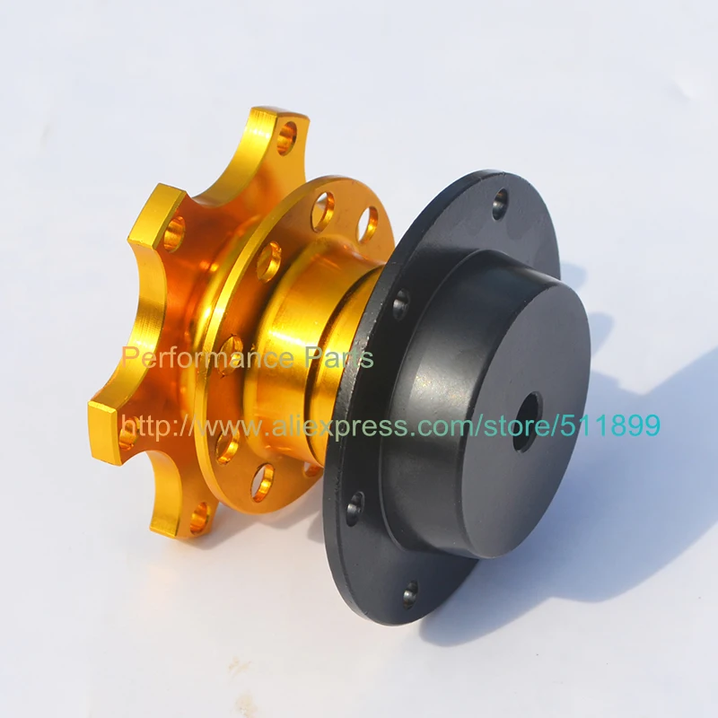 Lyj Steering Wheel Quick Release Aluminum Steering Wheel Adapter 6