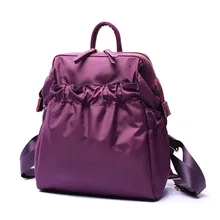 Frau Taschen 2017 Frauen Nylon Rucksäcke Mode Falttasche Damen Dig Reißverschluss Lässig Reise Schulranzen Mädchen Umhängetasche Mochila