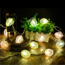 YINGTOUMANT пасхальное яйцо теплый белый usb Тип лампы светодиодный свет шнура Рождество праздник свадьба декоративная подсветка для вечеринки 4 м 20 светодиодный