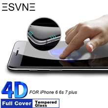 ESVNE 9H Hardness 4D Curved Edge Full font b Cover b font Tempered Glass for font