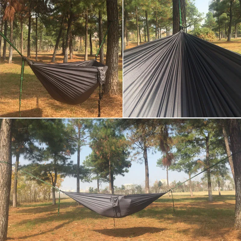 2019 Dropshipping Portable Parachute Hammock Camping Survival Garden  Hunting Leisure Hamac Travel Double Person Hamak