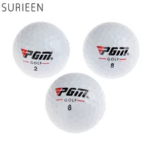 SURIEEN белые 3 шт. мячи для гольфа 3 слоя высококачественные игровые шары 42,6 мм Диаметр синтетические резиновые мячи для гольфа