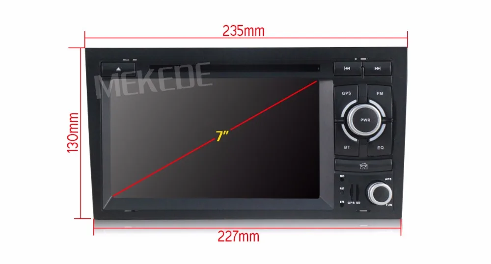 Clearance Free shipping! Android 9.1 Car DVD player radio audio GPS Navi for audi A4 2002-2008 S4 RS4 8E 8F B9 B7 With WIFI BT RDS Canbus 10