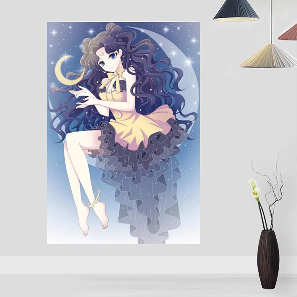

Embroidery 5D Diamond Cross Stitch Animation Sailor Moon Painting Home Wall Art Decor Full Square Drill Mosaic Picture Handmade