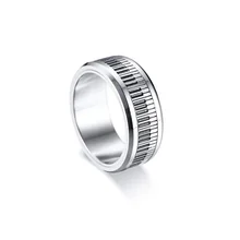 Recommend Top Quality Simple Stainless Steel Silver Color Men Ring Jewelry Ring Man Wholesale Spinner Ring Size 8 9 10 11 12 fashion stainless steel silver color men spinner ring punk jewelry personality male rings size 7 8 9 10 11 12