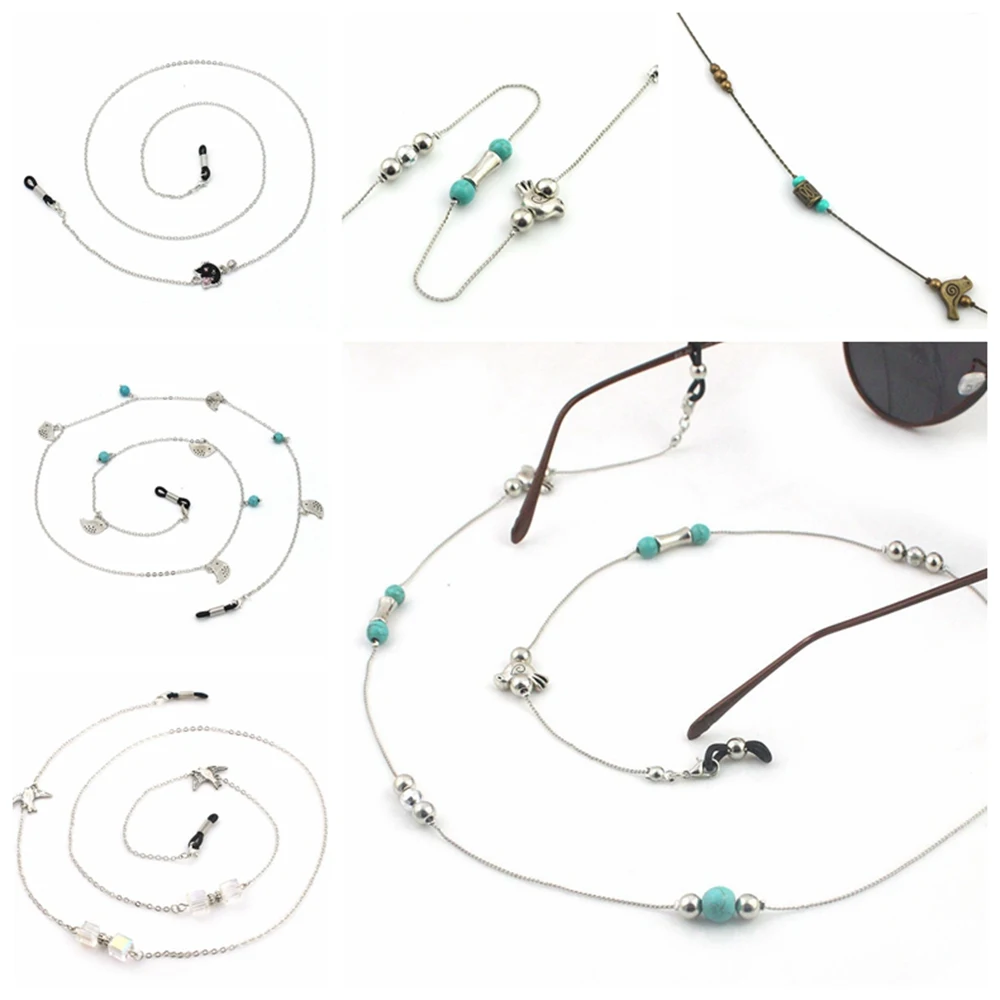 

10pc/lot Fashion Birds Pendent Metal Sunglasses Chain Neck Cord Holder Eyeglass Lanyard wholesale