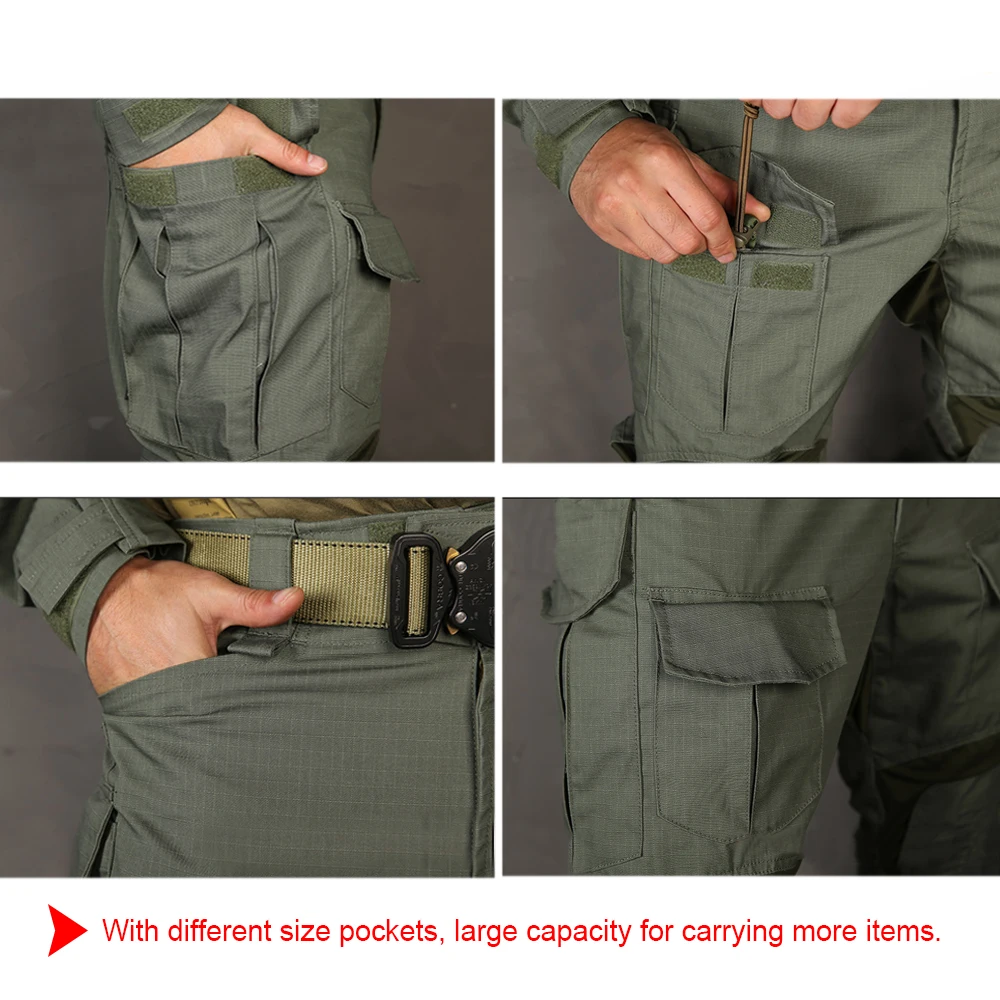 EmersonGear G3 тактические брюки армейские военные bdu Брюки с наколенниками цвета хаки