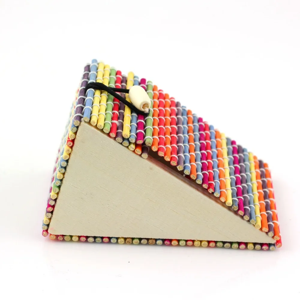 2014 New Design Multicolor rainbow Bamboo gift box jewelry Case vintage High Quality Display Women Boxes Wholesale free shipping Jewelry Packaging