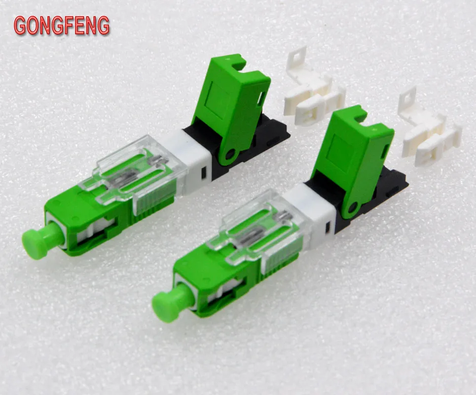 

GONGFENG NEW Hot Sell 100PCS Optic Fiber Quick Cold Connector FTTH SC Single Mode UPC/APC Fast Connector Special Wholesale