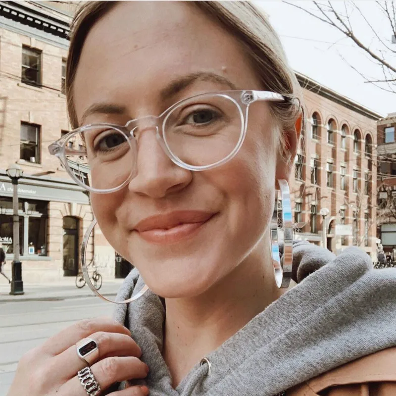 

2019 Women Glasses FrameTransparent Eyeglasses Men Frame Vintage Round Clear Lens Glasses Optical Spectacle Frame