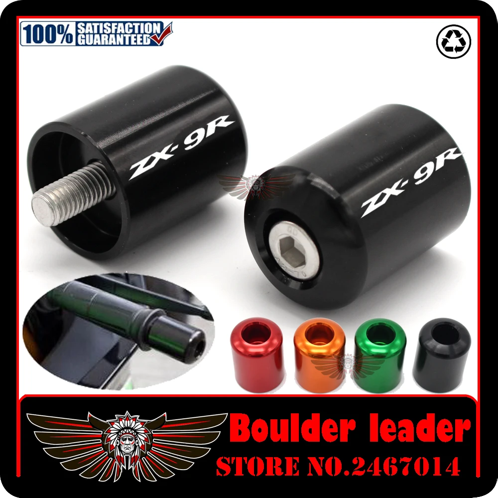 

For KAWASAKI ZX9R ZX-9R ZX12R ZX-12R ZX7R/RR CNC Handlebar Grips Bar Ends Cap Cover Slider Motorcycle Accessories