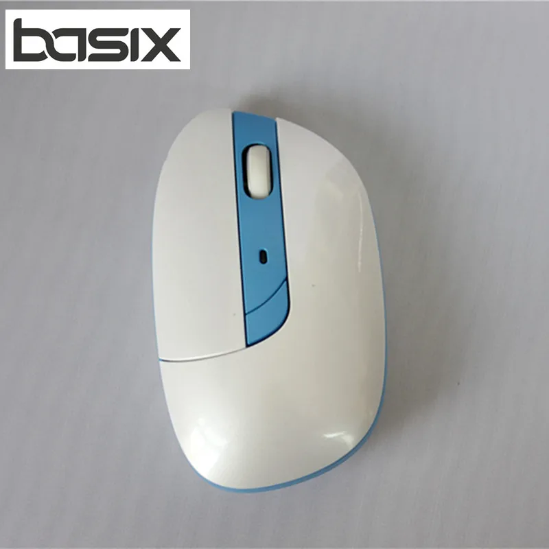 BASIX New Mouse 2 4Ghz Wireless Optical Mouse Mute 1000 DPI for Mac PC Laptop Computer