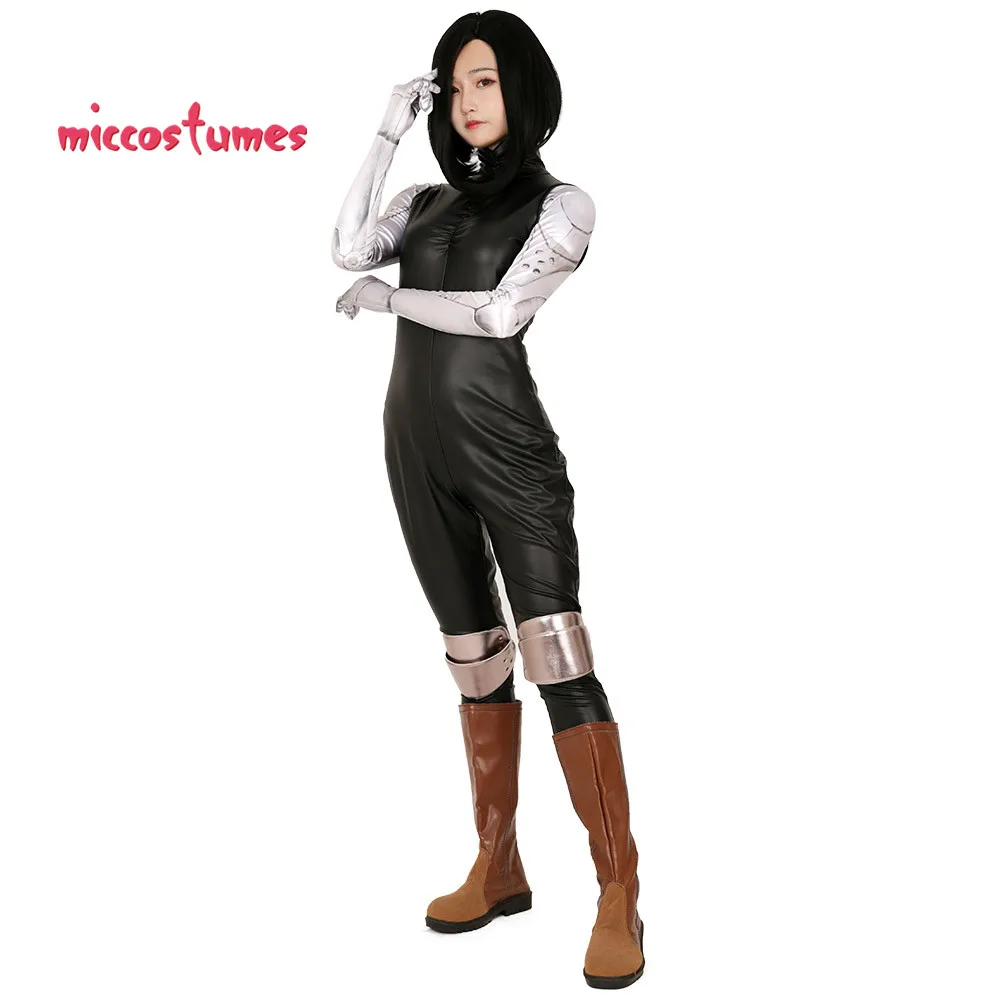 Alita Battle Angel Cosplay Costume Black Bodysuit Woman Halloween Outfit