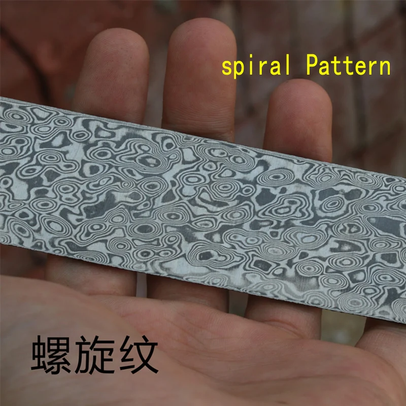 1 piece Varied DIY knife Making Damascus steel Rose Sandwich Pattern steel Knife blade blank Heat Treatment 1 piece Varied DIY knife Making Damascus steel Rose Sandwich Pattern steel Knife blade blank Heat Treatment