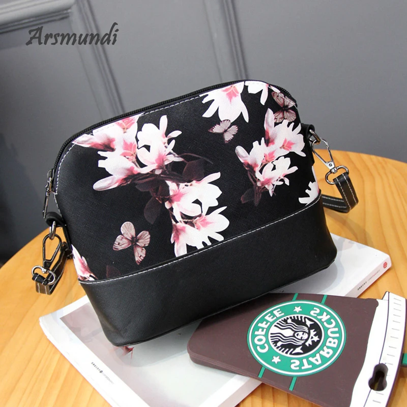 

Vintage Butterfly Shell Women Bag 2018 New Wild Fashion Bags Shoulder Diagonal package Lady Crossbody Bag Modeling Casual TOP