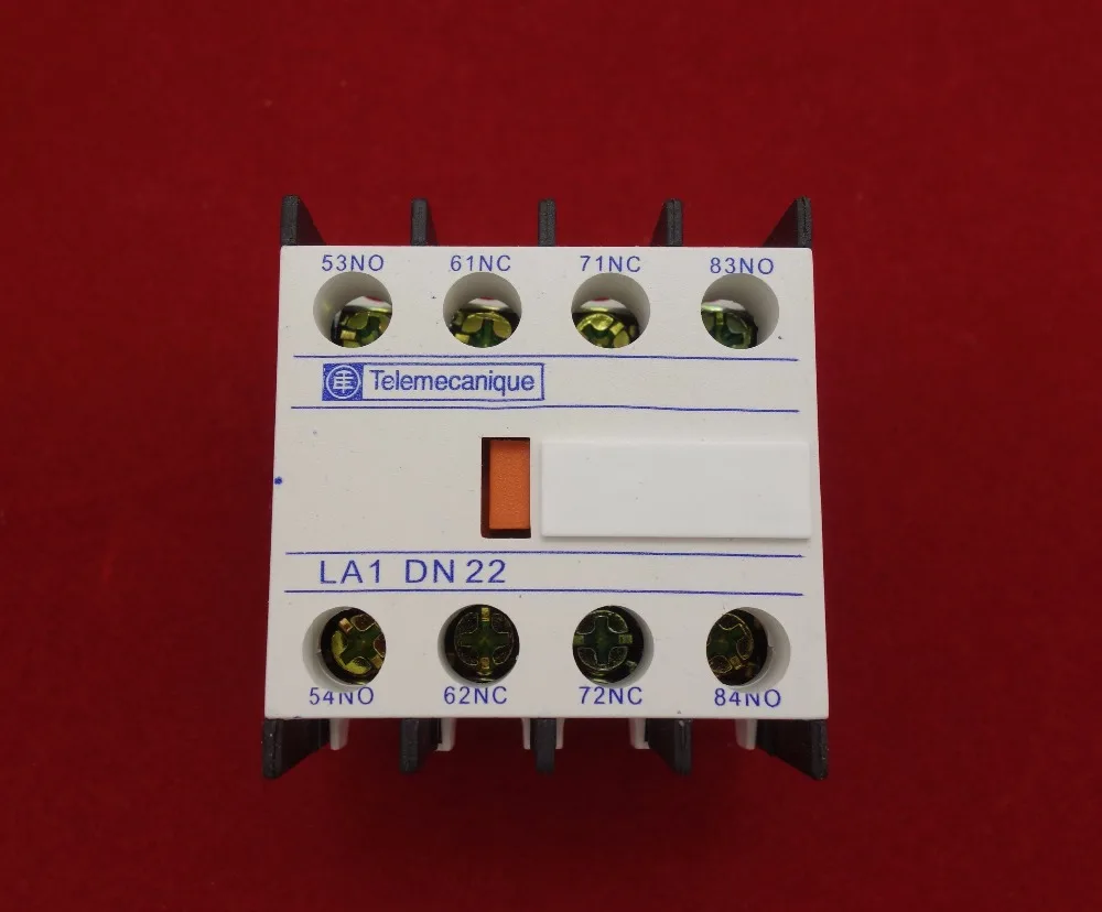 1pc Auxiliary Contact Block Fits La1-dn22 2no/2nc Use For Lc1-d Old ...